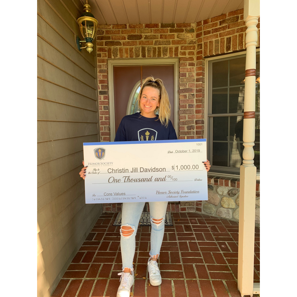 ChristinDavidson - Honor Society Foundation